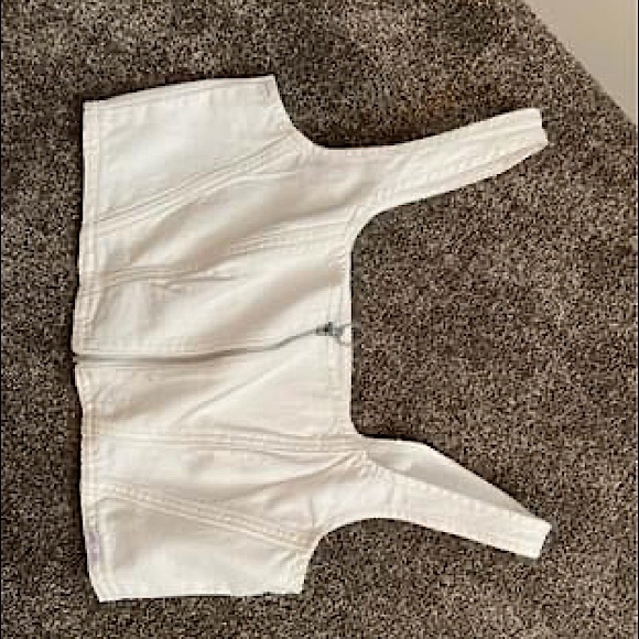 Denim Corset Style Top - Picture 1 of 2